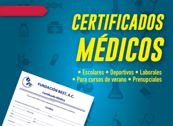 cuanto cuesta un certificado médico