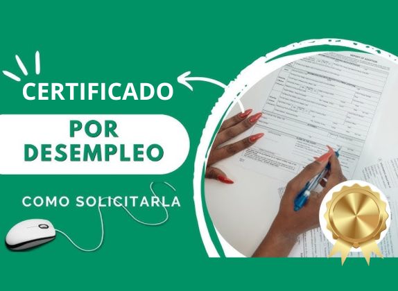 certificado de ayuda de desempleo