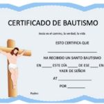 certificado de charlas para bautismo