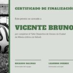 certificado de entrenador deportivo