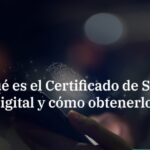 certificado de sello digital para que sirve