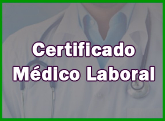 certificado médico laboral