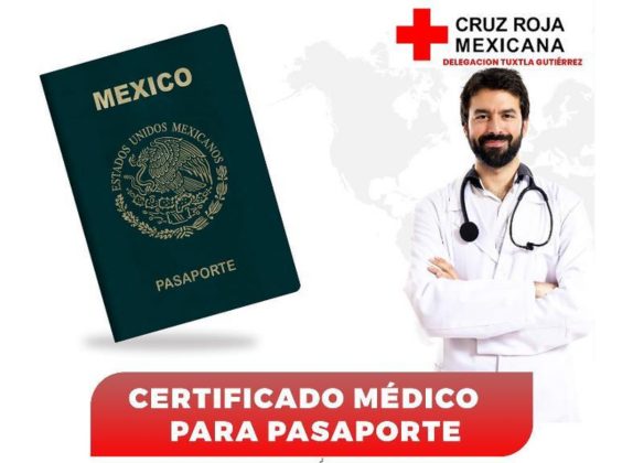 certificado médico para pasaporte