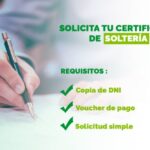 registro civil certificado de soltería